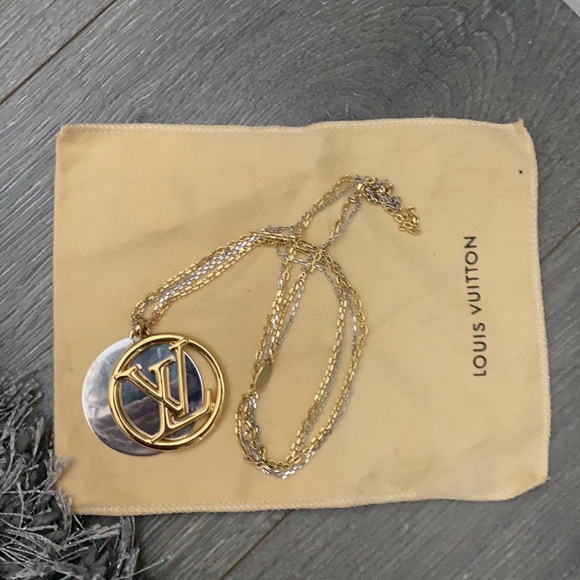 Louis Vuitton Jewelry - Louis Vuitton necklace long gold and silver